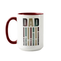 Fête des pères personnalisée "DAD" Description
