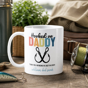 Mug Fête des Pères personnalisée Envoûté par Papa Pêc
