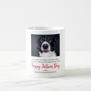 Mug Fête des pères photo de chien personnalisée de chi