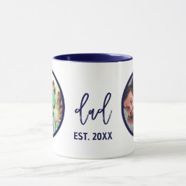 Mug Fête des Pères | Photo de papa moderne branché