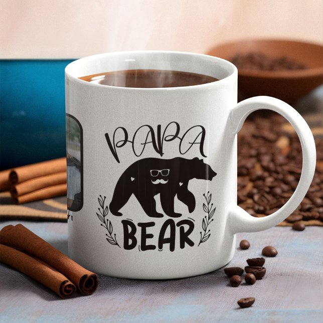 Mug Fête des pères photo Papa Bear (Créateur téléchargé)