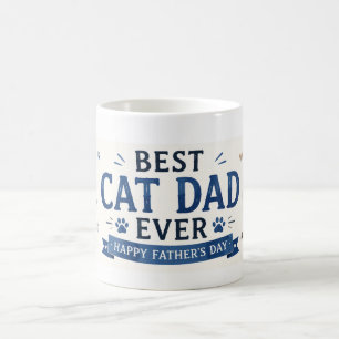 Mug Fête des Pères pour les amateurs de chats Papa Cha