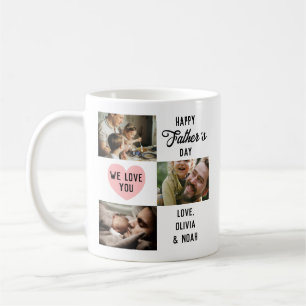 Mug Fête des pères simple Happy Custom 3 Photo