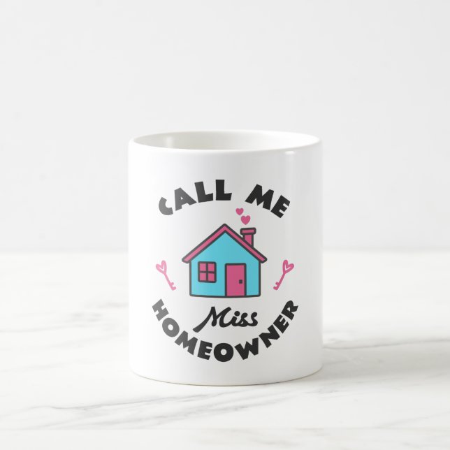 Mug Fête du réchauffement climatique Appelez-moi Miss  (Centre)