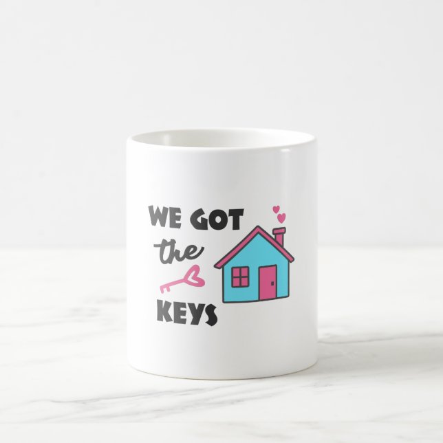 Mug Fête du réchauffement de la maison Nous avons les  (Centre)