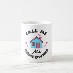Mug Fête du réchauffement du foyer Appelez-moi Mr. Pro