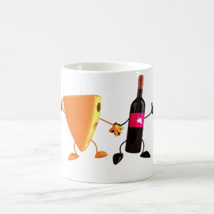Mug Fête du vin et du fromage amusante