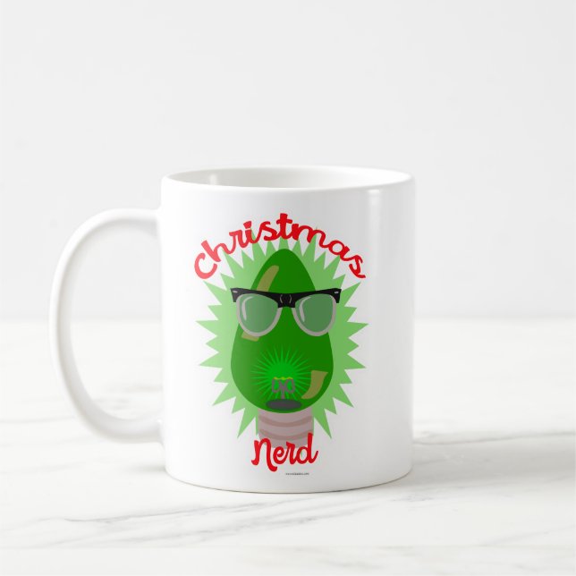 Mug Fête Nerd de Noël Lightbulb Epic plaisir (Gauche)