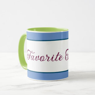 Mug Fête quotidienne de l'enseignant favori