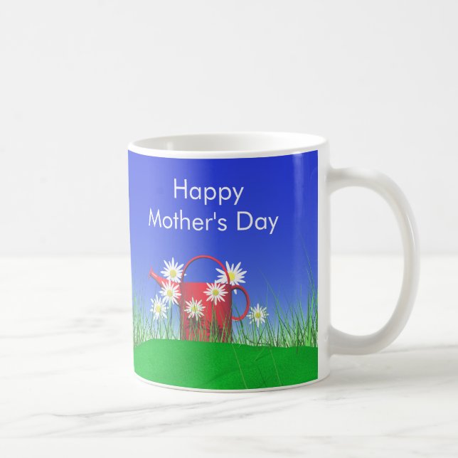 Mug Fêtes des mères et canettes d'arrosage (Droite)