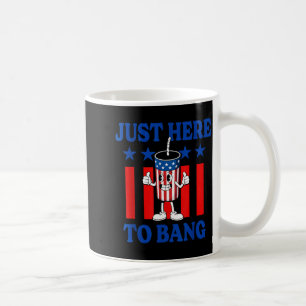 Mug Feu d'artifice patriotique Usa pour hommes juste i