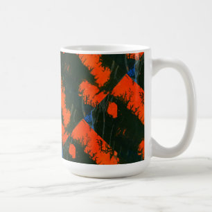 Mug "Feu de marais #2 Carrelé" Conception abstraite Mu