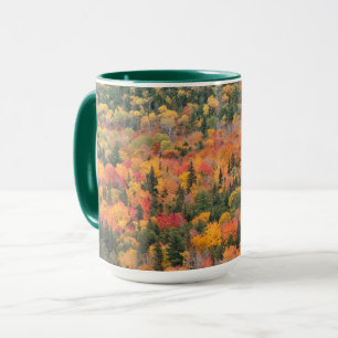 Mug Feuillage d'automne Péninsule de Keweenaw, Michi
