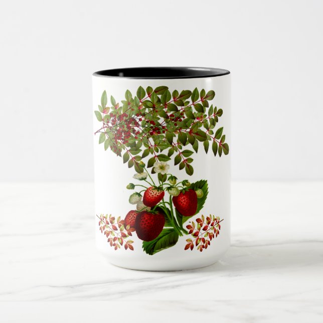 Mug Feuillage de baies d'automne et d'automne (Centre)
