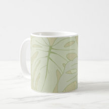 Feuillage Monstera en vert tendre