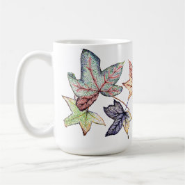 Mug Feuille d'arbre de gomme en automne
