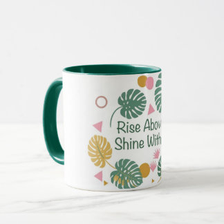 Mug Feuille de palmier tropicale Monstera Inspirante P