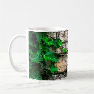 Mug Feuille de vigne blanche feuille plante