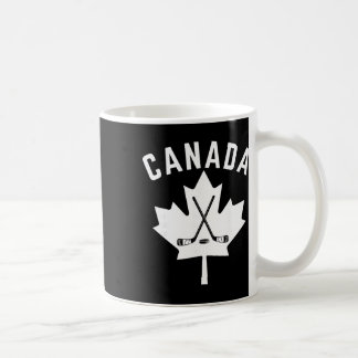 Mug Feuille d'érable canadienne Hockey Hommes Femmes E