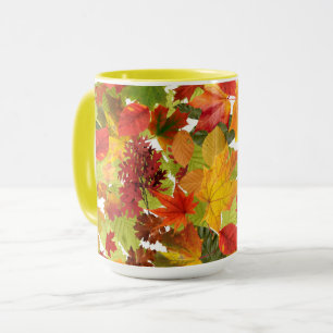 Mug Feuilles automnales d'automne