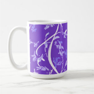 Mug Feuilles Bohème Chic Lavande