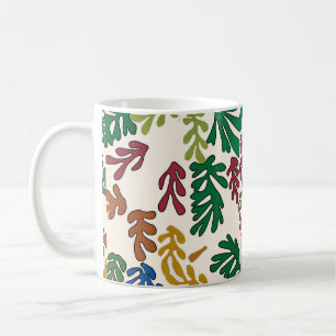 Mug Feuilles colorés, Style MAtisse