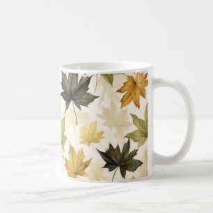 Mug Feuilles d'automne de la pâte à café