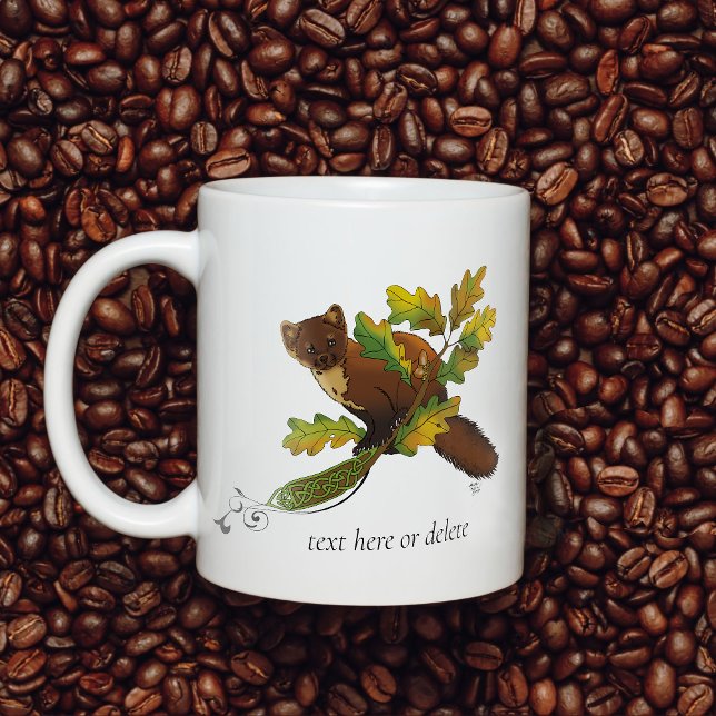 Mug Feuilles d'automne de Pine Marten (Créateur téléchargé)