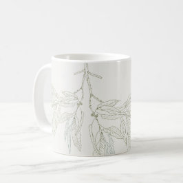 Mug Feuilles d'automne en blanc