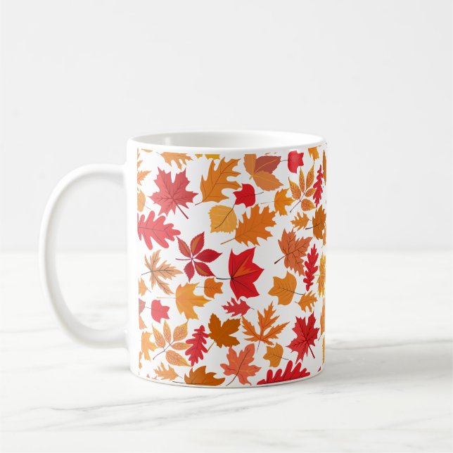 Mug Feuilles d'automne motif 02 (Gauche)