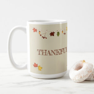 Mug Feuilles d'automne sur la ligne de vêtements