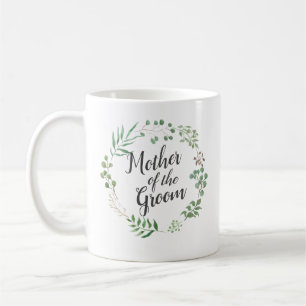 Mug Feuilles de couronne vert botanique   Mère De La S