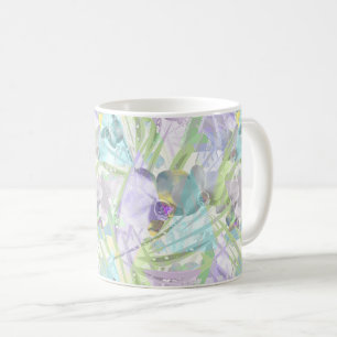 Mug Feuilles d'orchidées et de palmiers, tropicale