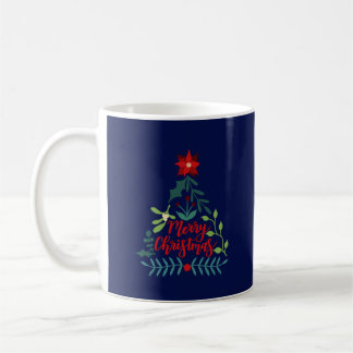 Mug Feuilles du feuillage de Noël