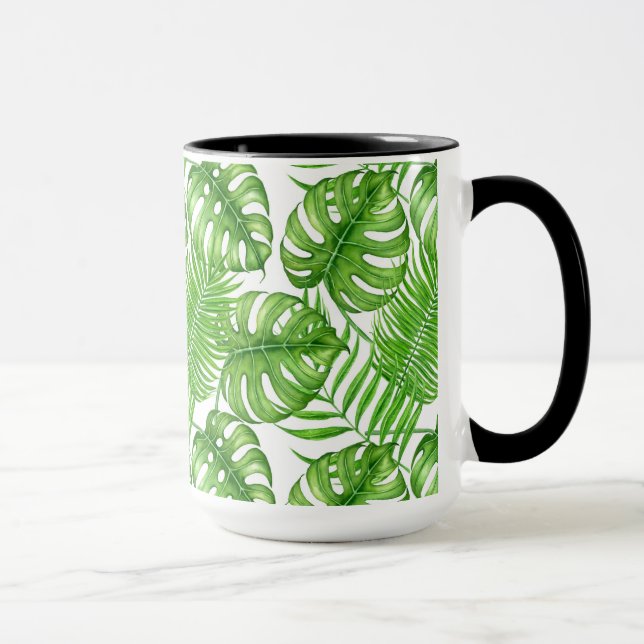 Mug Feuilles tropicaux (Droite)