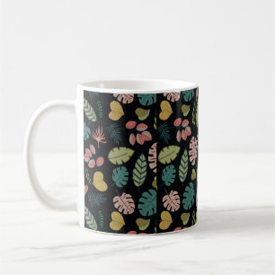 Mug Feuilles tropicaux motif sans couture