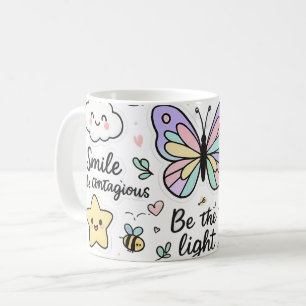 Mug Feuillet d'autocollants Kawaii-Boho