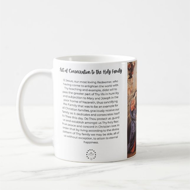 Mug Février—Acte de consécration à la Sainte Famille (Gauche)