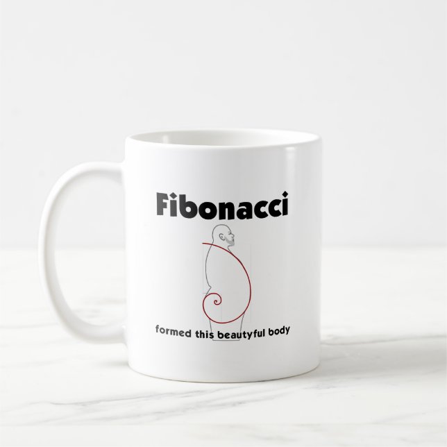 Mug Fibonacci corps formé Overweight Obésité (Gauche)