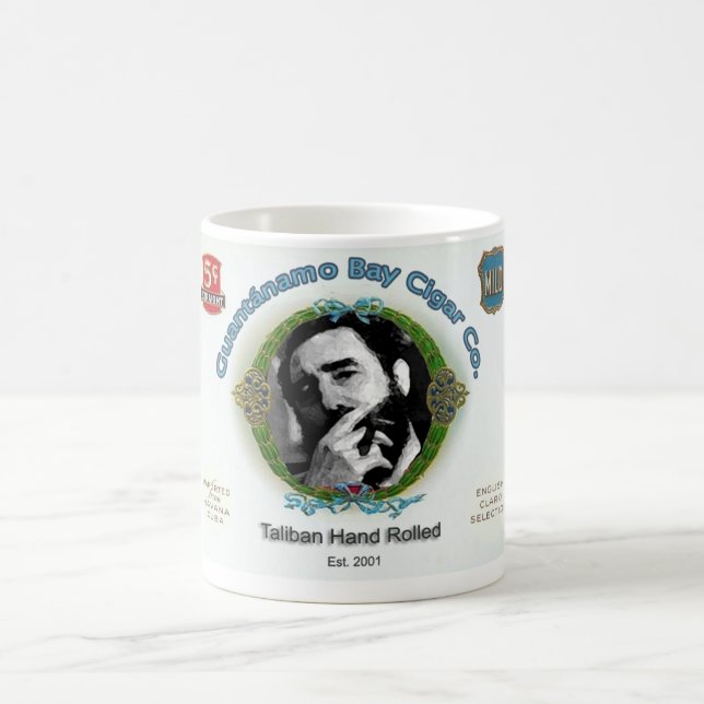 Mug Fidel Castro Guantanamo Bay Cuba Cigar Company (Centre)