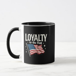 Mug Fidélité au drapeau américain pour la fête des vét