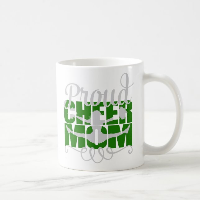 Mug Fier Cheer Maman en vert (Droite)