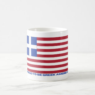 MUG FIER D'ÊTRE GRECQUE AMÉRICAIN !