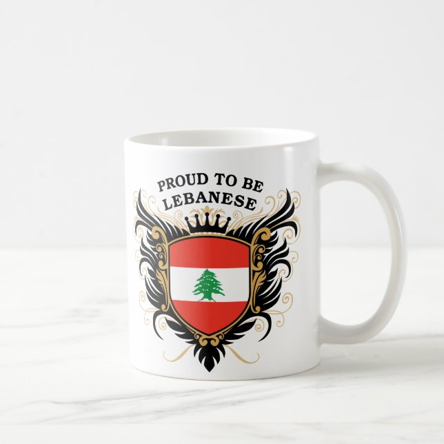 Mug Fier d'être libanais (Droite)