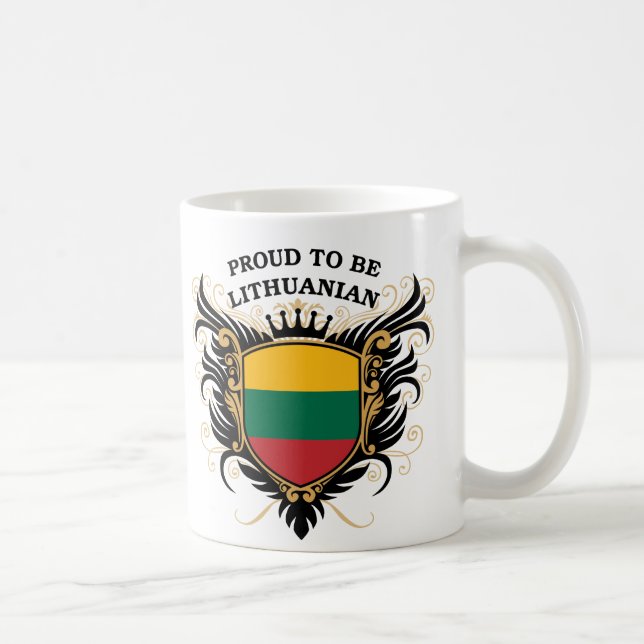 Mug Fier d'être lithuanien (Droite)