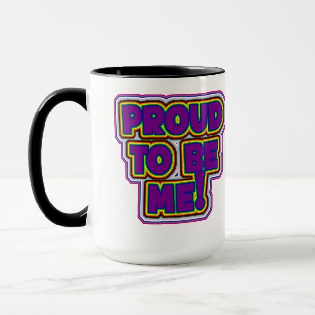 Mug Fier D'Être Moi ! - Fierté LGBTQ+ (Gauche)