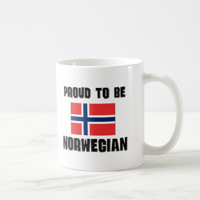 Mug Fier d'être NORVÉGIEN (Droite)