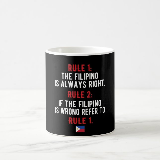 Mug Fier drapeau philippin des Philippines Roots (Centre)