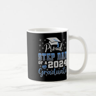 Mug Fier Étape Papa De 2024 Diplômé Awesome Famille Co