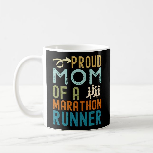 Mug Fier Maman D'Un Coureur De Marathon Distabilisé (Gauche)